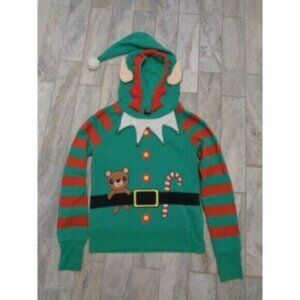 SWS women's medium ELF Christmas Holiday WARM sweater pullover MSRP $90